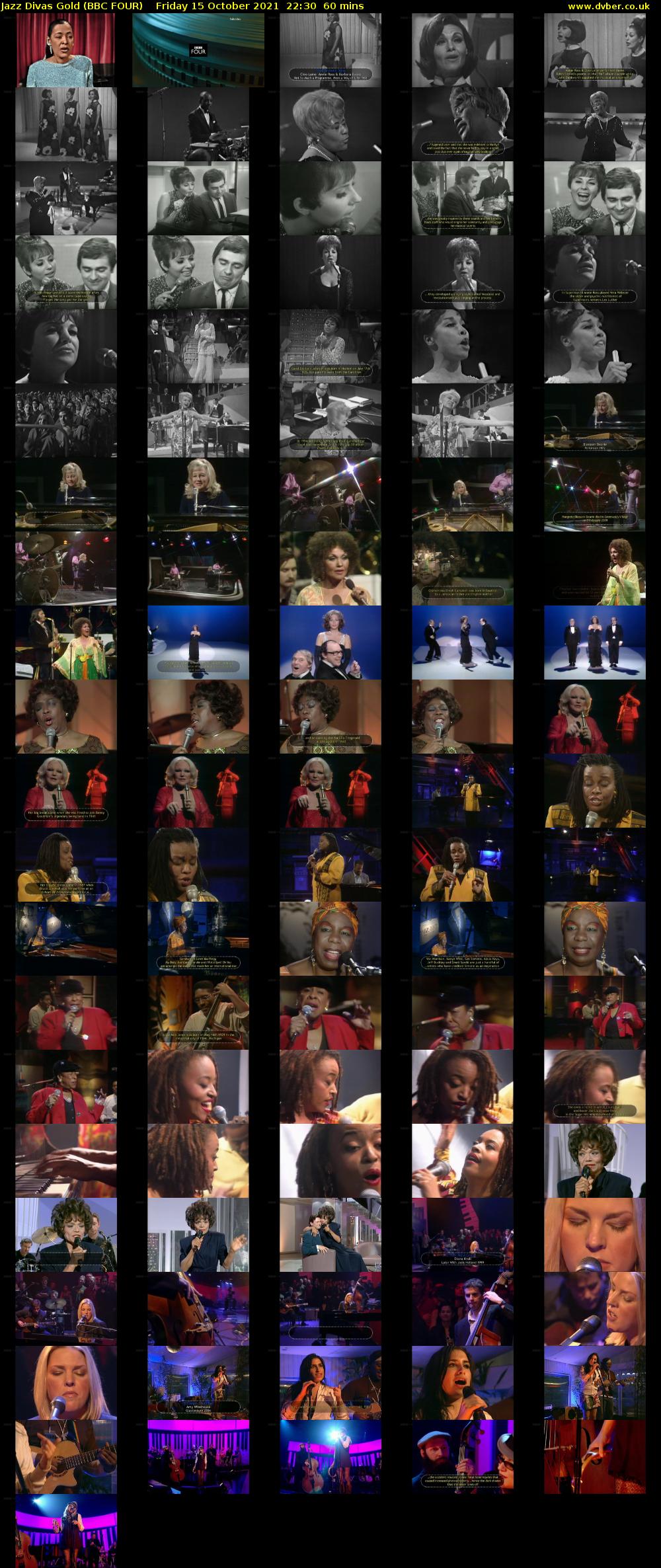 Jazz Divas Gold (BBC FOUR) Friday 15 October 2021 22:30 - 23:30