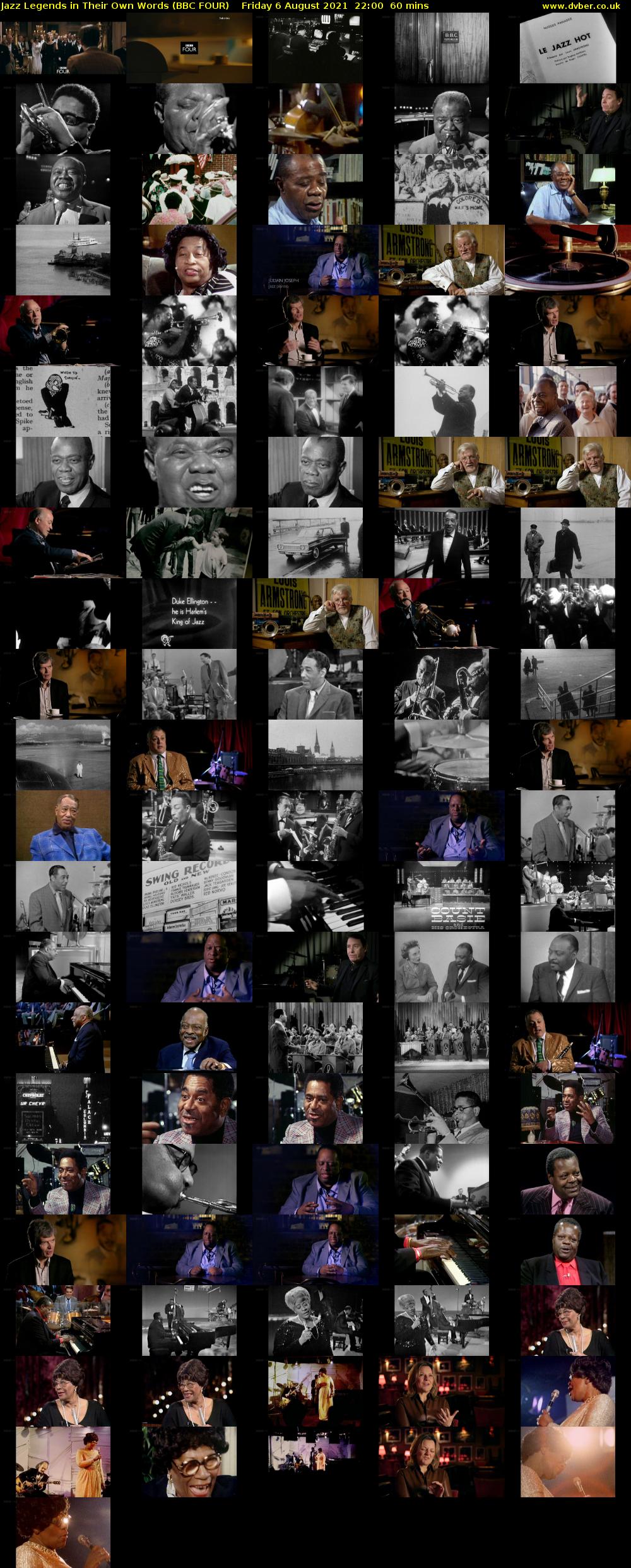 Jazz Legends in Their Own Words (BBC FOUR) Friday 6 August 2021 22:00 - 23:00