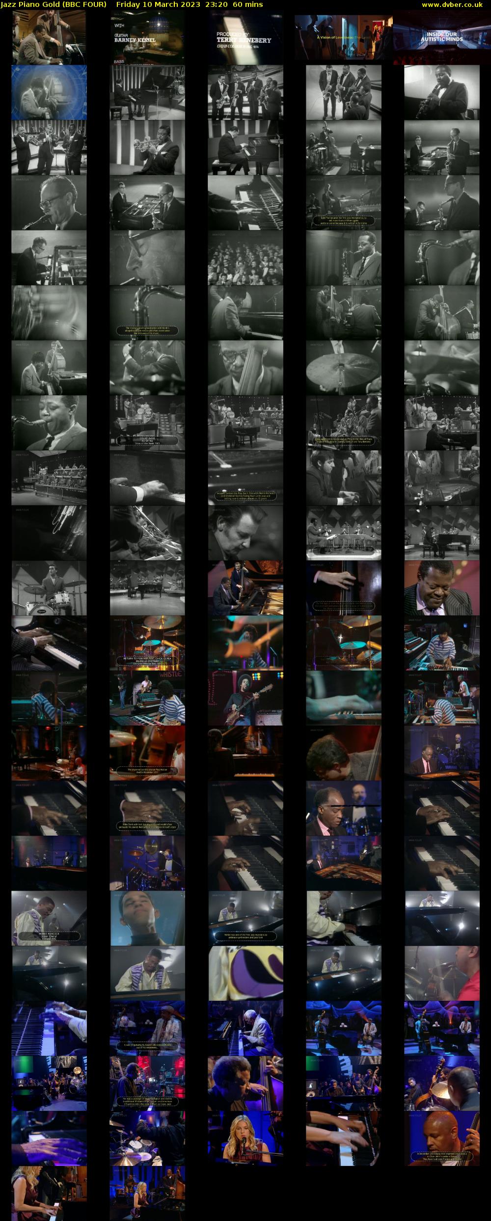 Jazz Piano Gold (BBC FOUR) Friday 10 March 2023 23:20 - 00:20