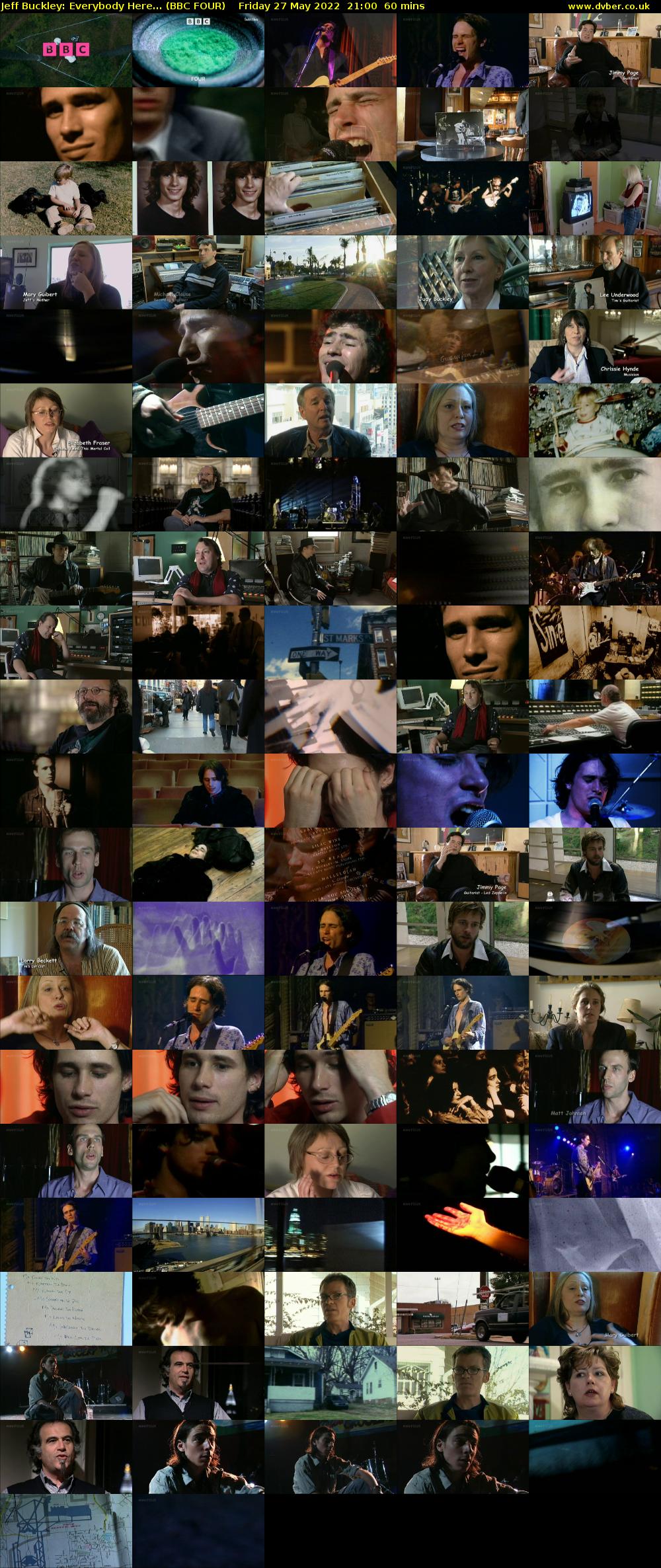 Jeff Buckley: Everybody Here... (BBC FOUR) Friday 27 May 2022 21:00 - 22:00