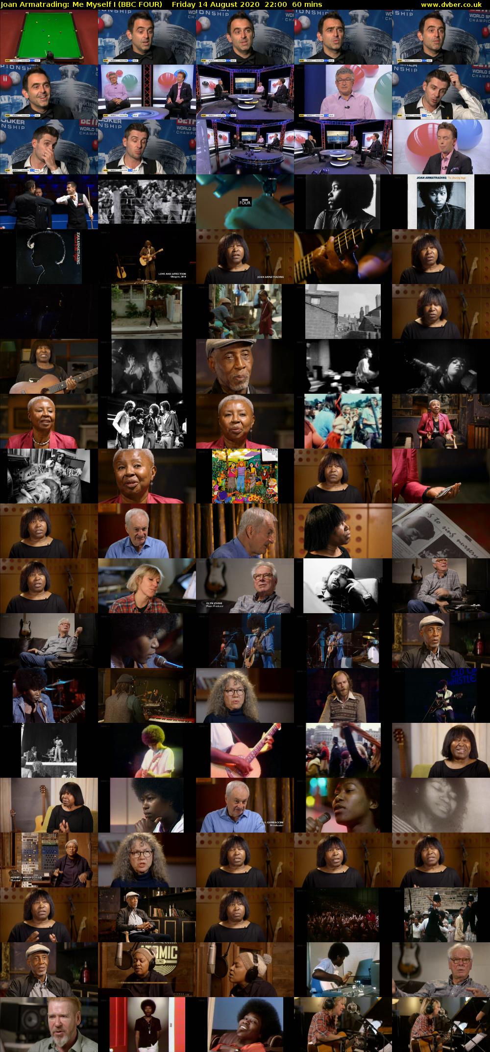 Joan Armatrading: Me Myself I (BBC FOUR) Friday 14 August 2020 22:00 - 23:00
