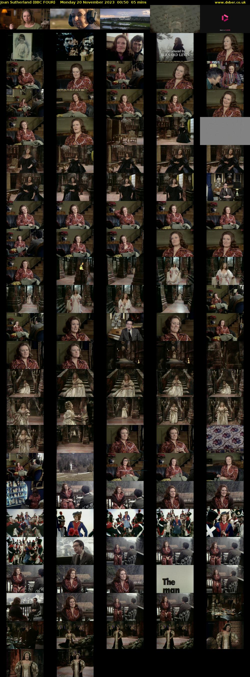 Joan Sutherland (BBC FOUR) Monday 20 November 2023 00:50 - 01:55