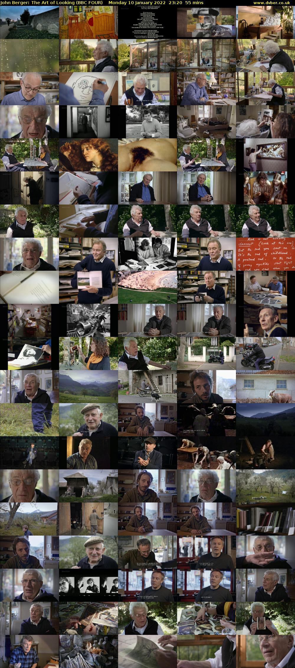 John Berger: The Art of Looking (BBC FOUR) Monday 10 January 2022 23:20 - 00:15