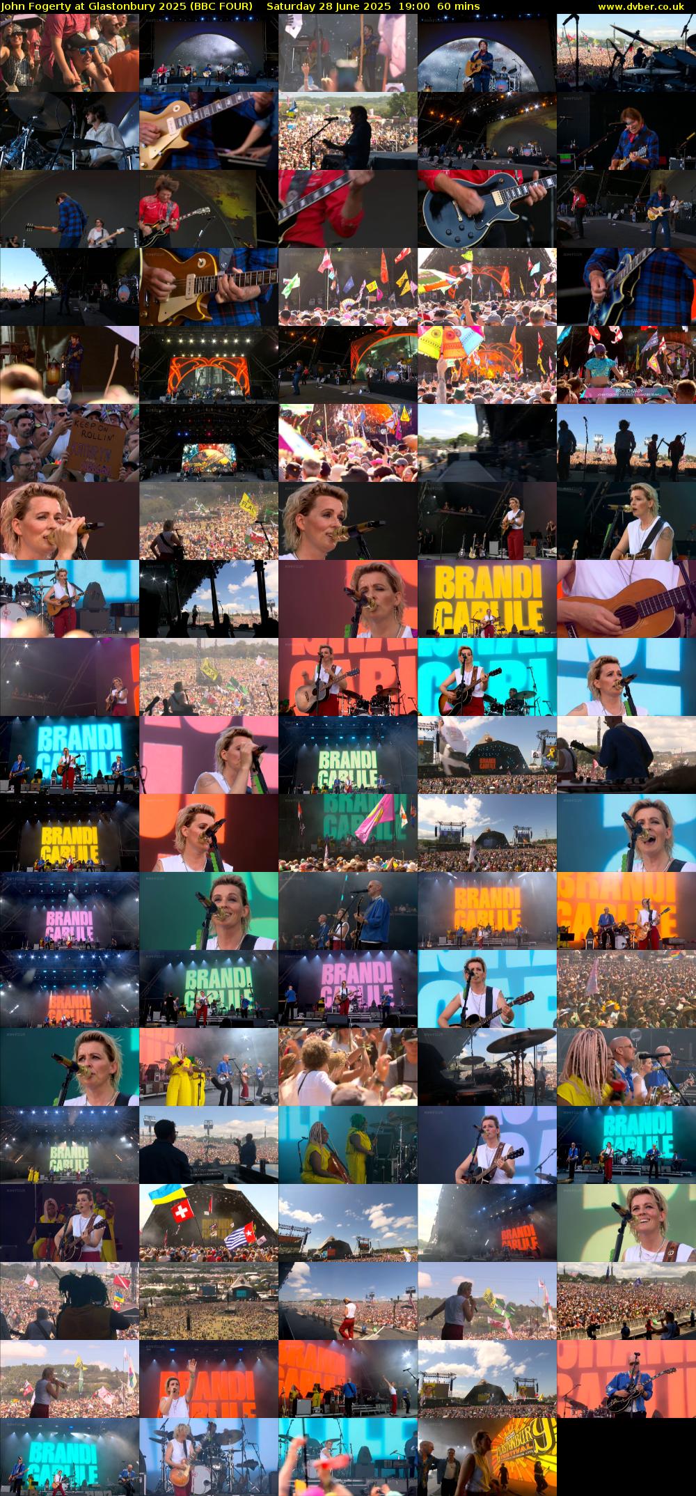 John Fogerty at Glastonbury 2025 (BBC FOUR) Saturday 28 June 2025 19:00 - 20:00