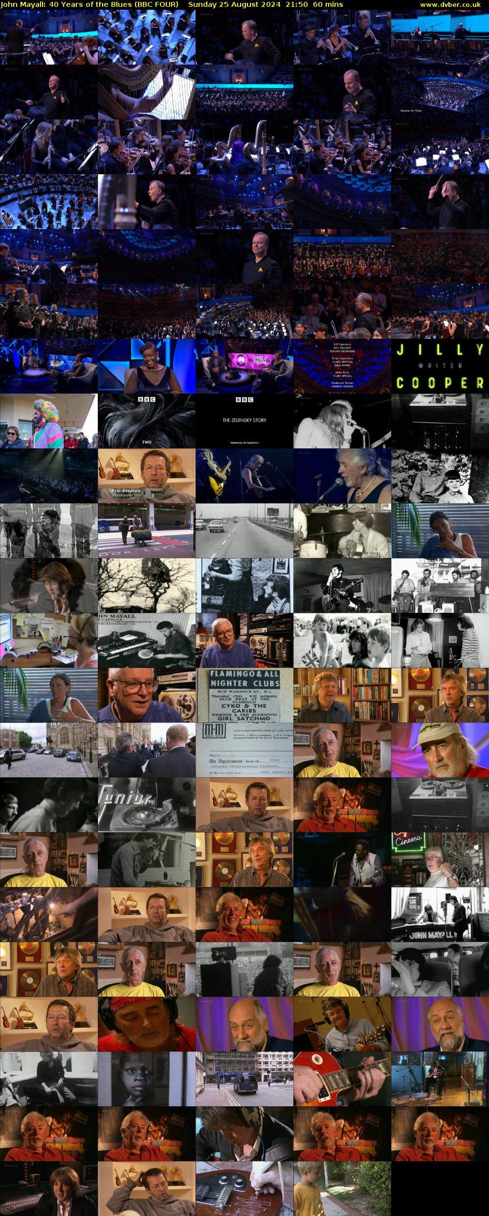 John Mayall: 40 Years of the Blues (BBC FOUR) Sunday 25 August 2024 21:50 - 22:50