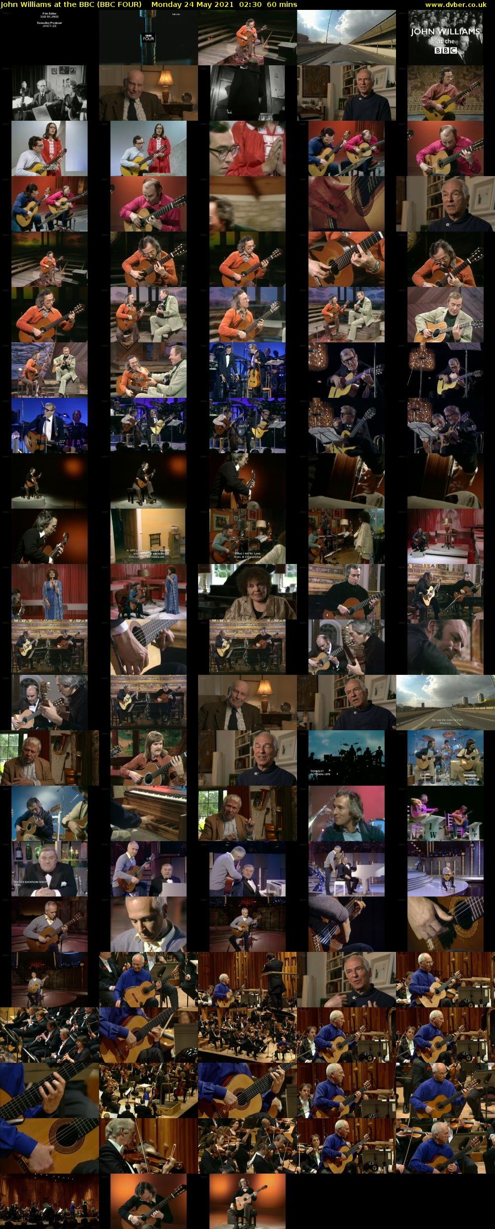 John Williams at the BBC (BBC FOUR) Monday 24 May 2021 02:30 - 03:30