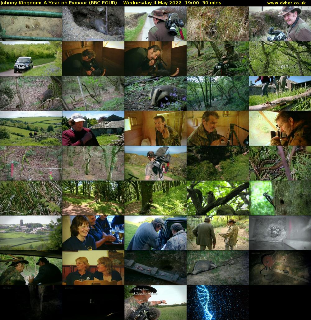 Johnny Kingdom: A Year on Exmoor (BBC FOUR) Wednesday 4 May 2022 19:00 - 19:30