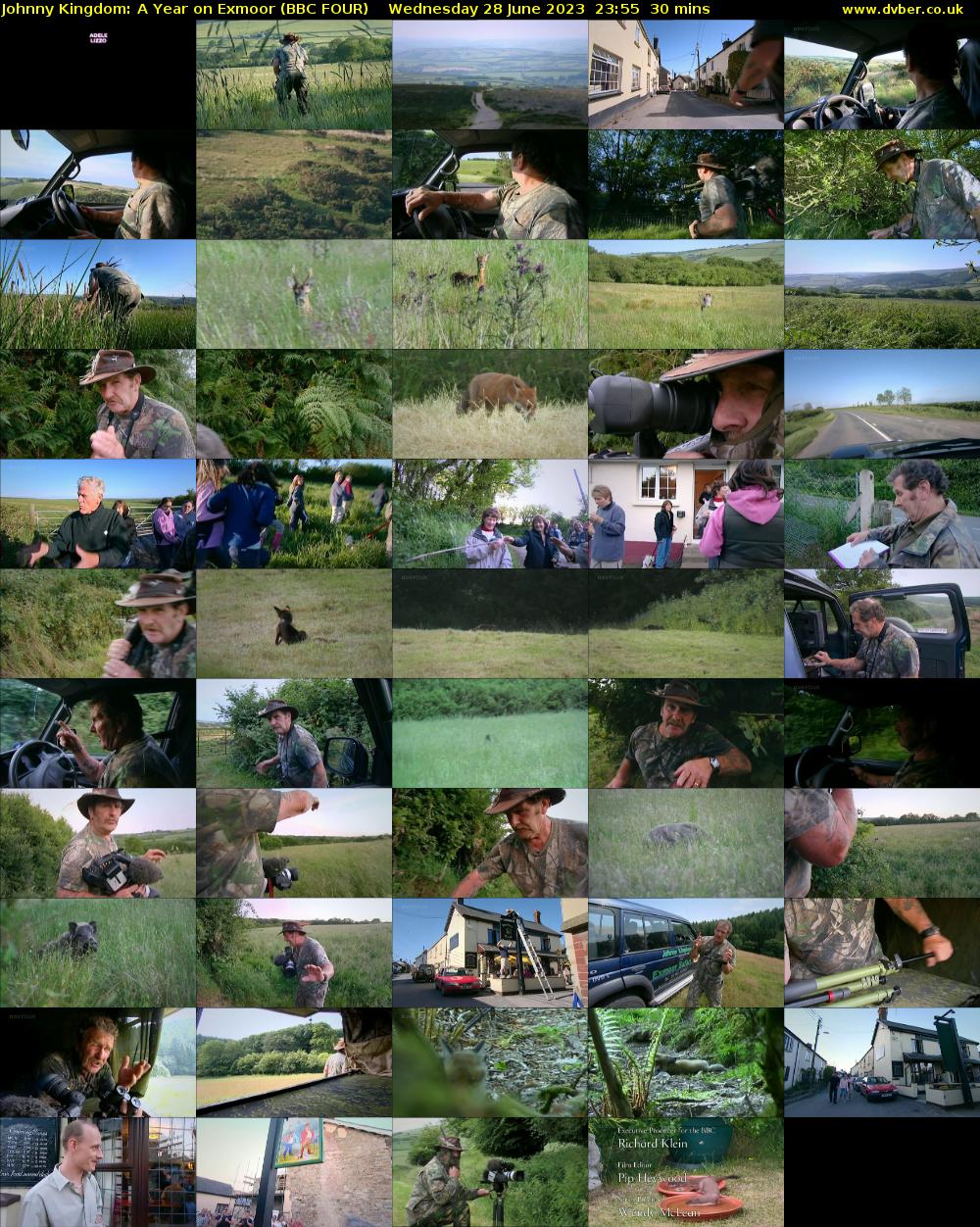 Johnny Kingdom: A Year on Exmoor (BBC FOUR) Wednesday 28 June 2023 23:55 - 00:25