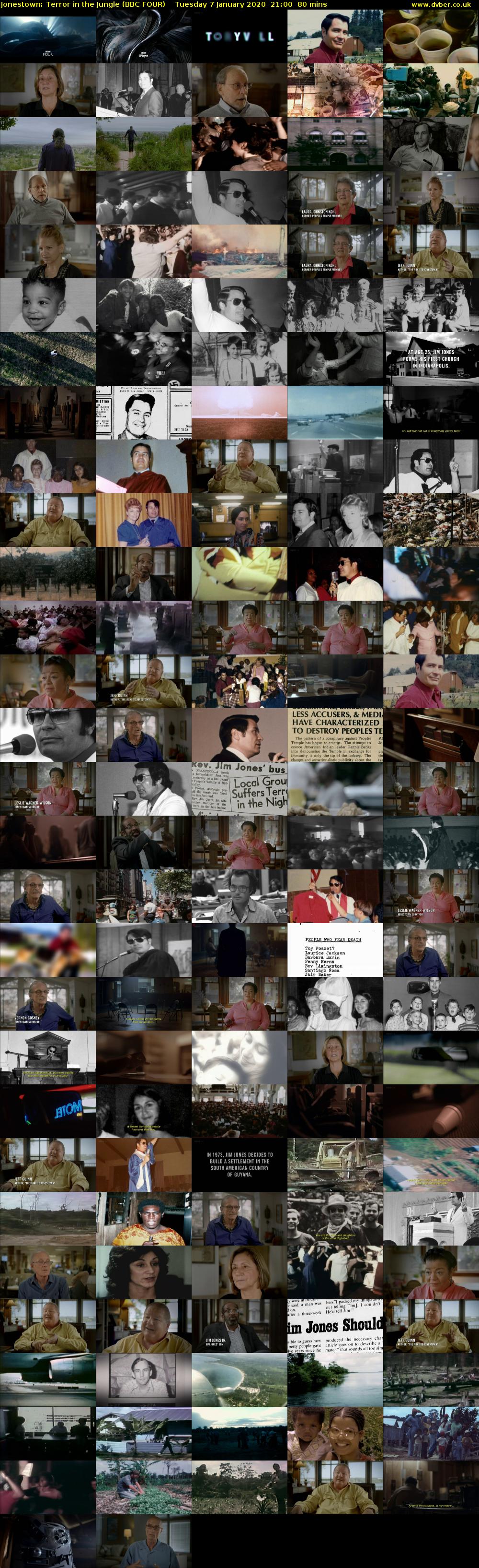 Jonestown: Terror in the Jungle (BBC FOUR) Tuesday 7 January 2020 21:00 - 22:20