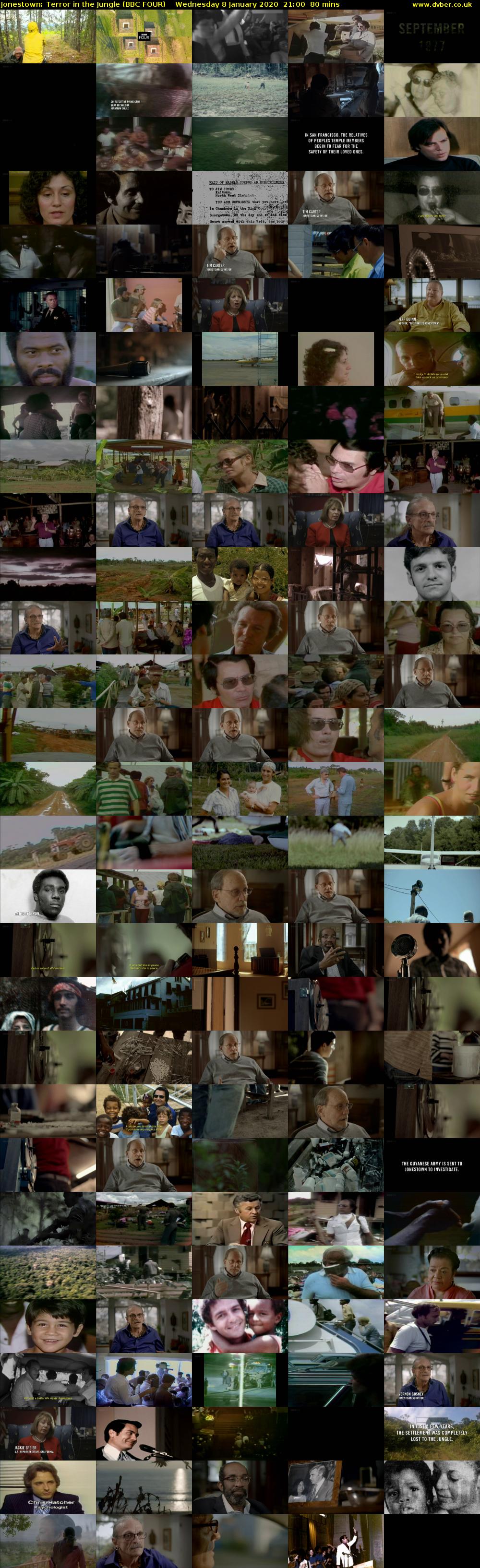 Jonestown: Terror in the Jungle (BBC FOUR) Wednesday 8 January 2020 21:00 - 22:20