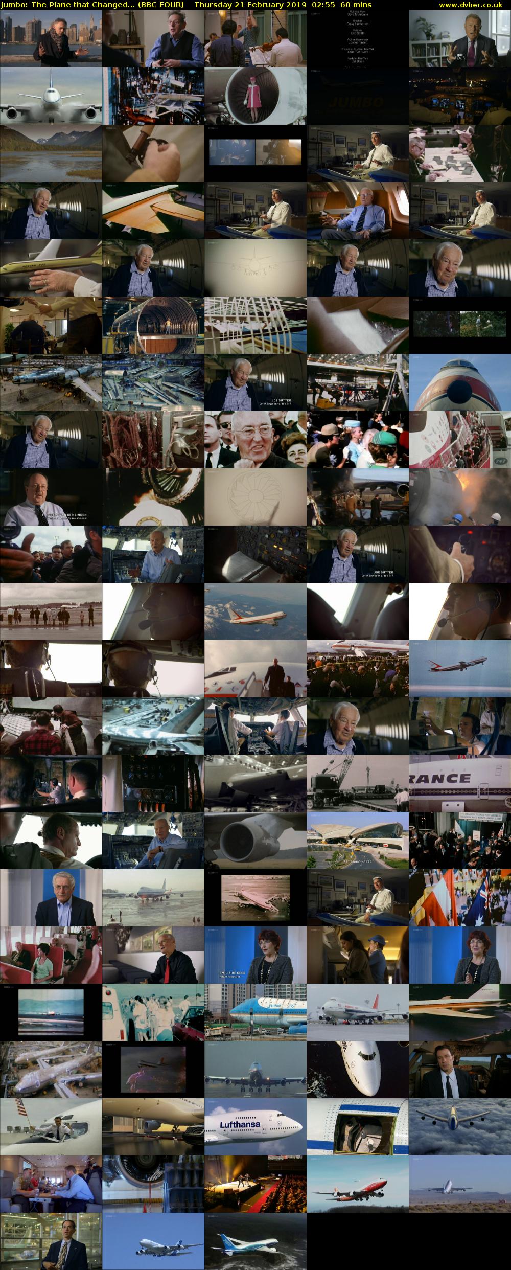 Jumbo: The Plane that Changed... (BBC FOUR) Thursday 21 February 2019 02:55 - 03:55