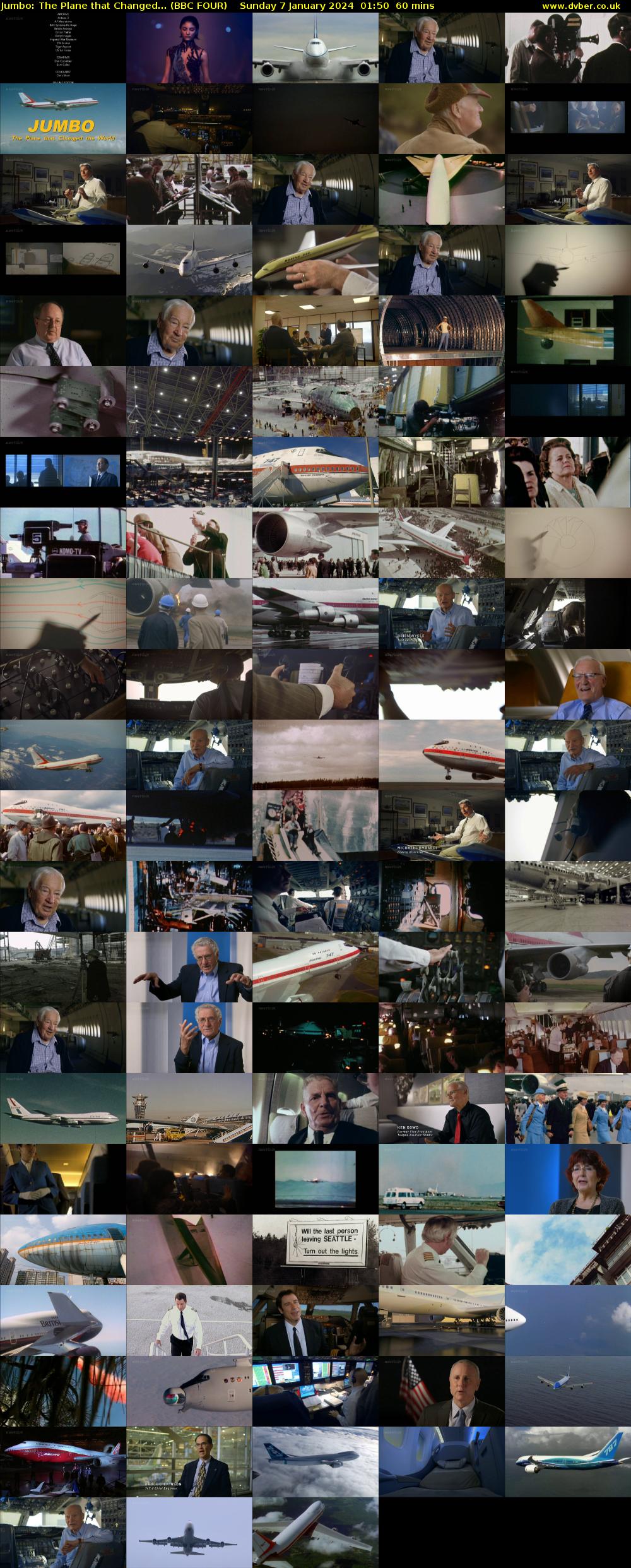 Jumbo: The Plane that Changed... (BBC FOUR) Sunday 7 January 2024 01:50 - 02:50