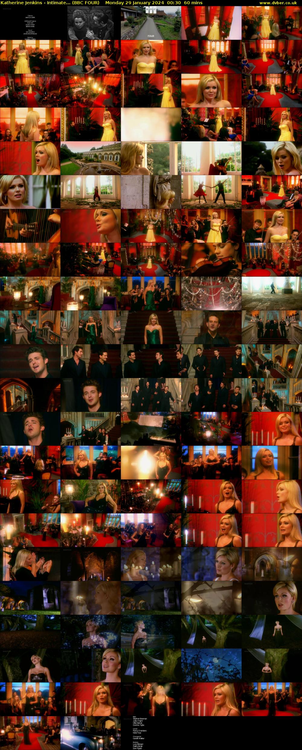 Katherine Jenkins - Intimate... (BBC FOUR) Monday 29 January 2024 00:30 - 01:30