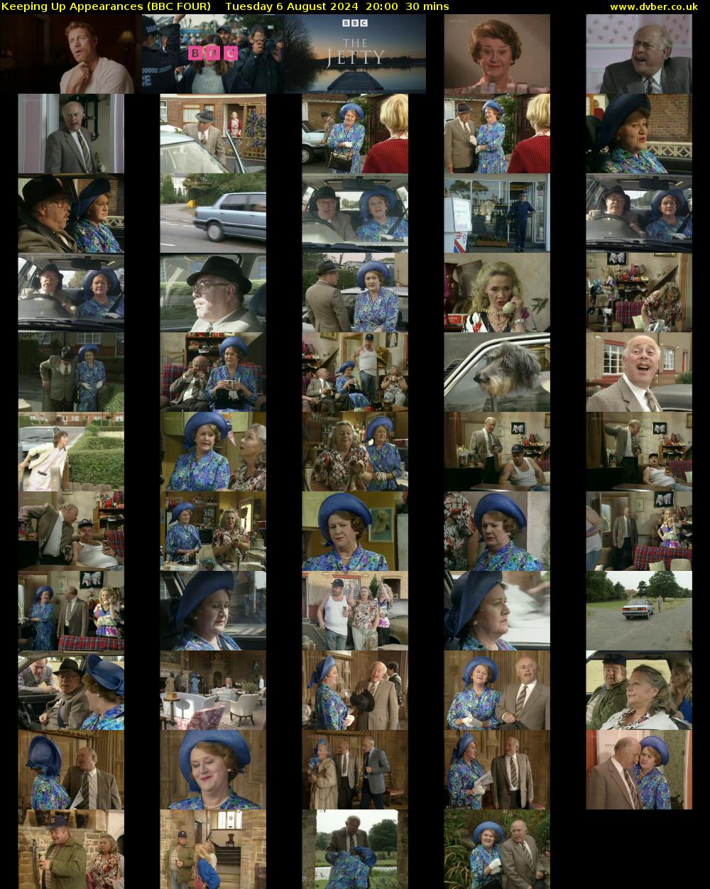 Keeping Up Appearances (BBC FOUR) Tuesday 6 August 2024 20:00 - 20:30