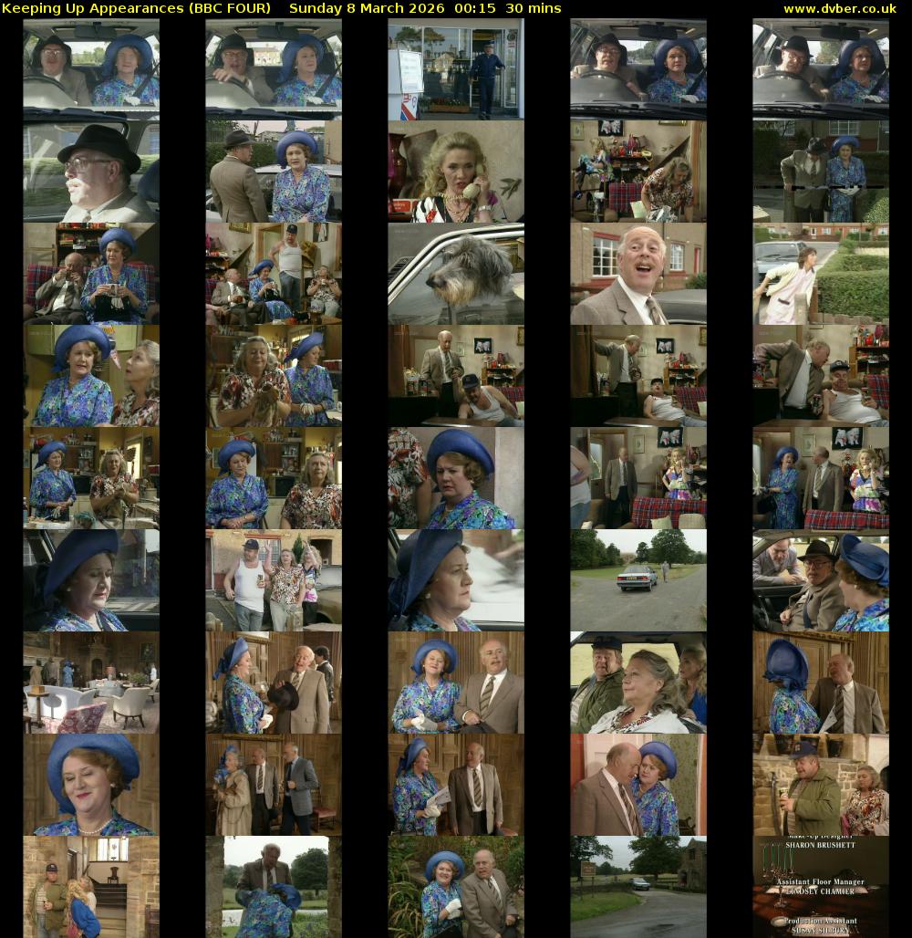 Keeping Up Appearances (BBC FOUR) Sunday 8 March 2026 00:15 - 00:45