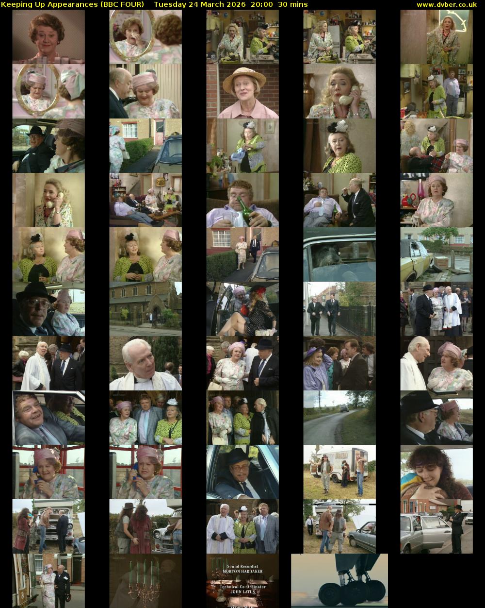 Keeping Up Appearances (BBC FOUR) Tuesday 24 March 2026 20:00 - 20:30