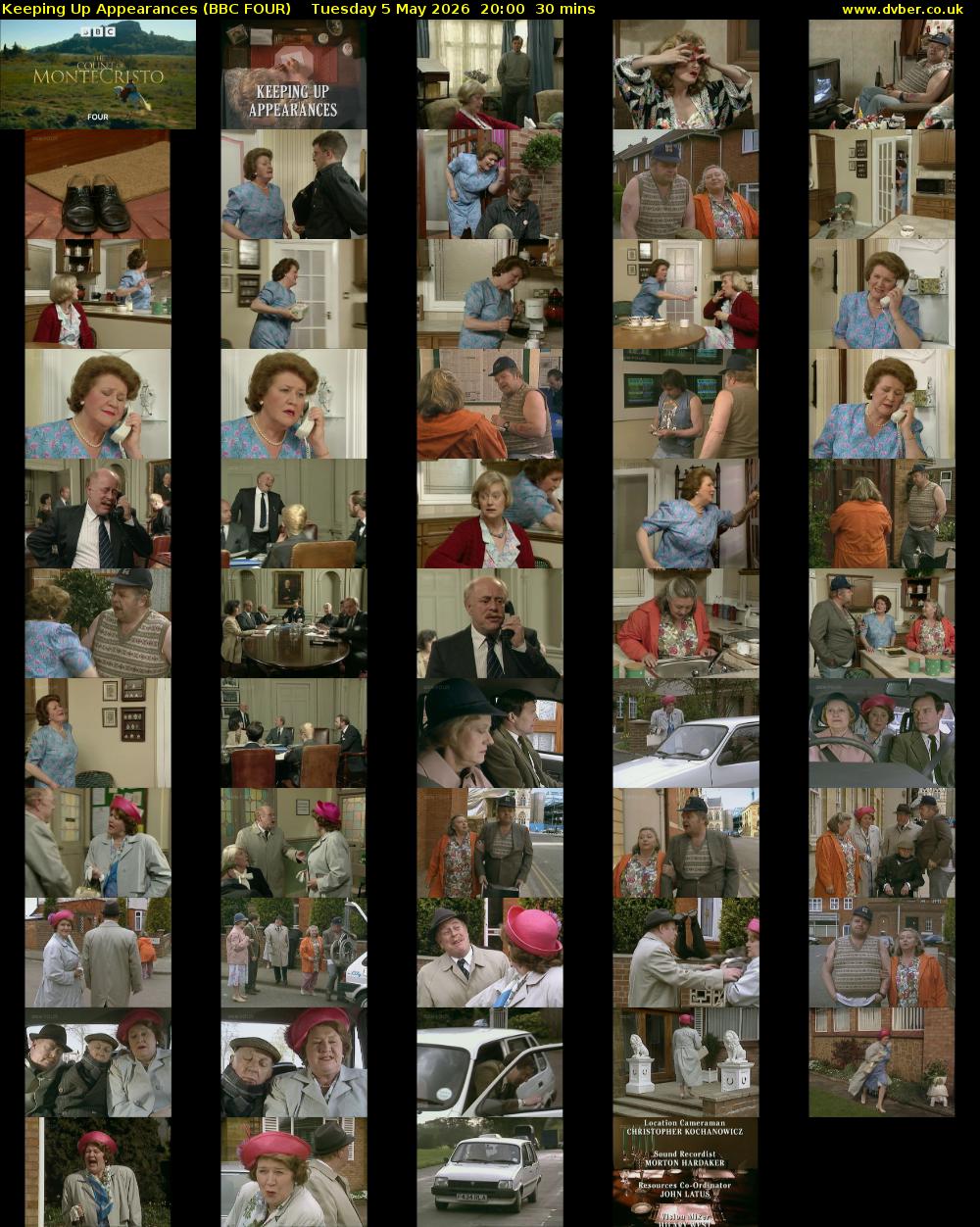 Keeping Up Appearances (BBC FOUR) Tuesday 5 May 2026 20:00 - 20:30