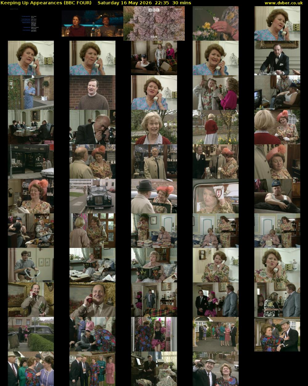 Keeping Up Appearances (BBC FOUR) Saturday 16 May 2026 22:35 - 23:05