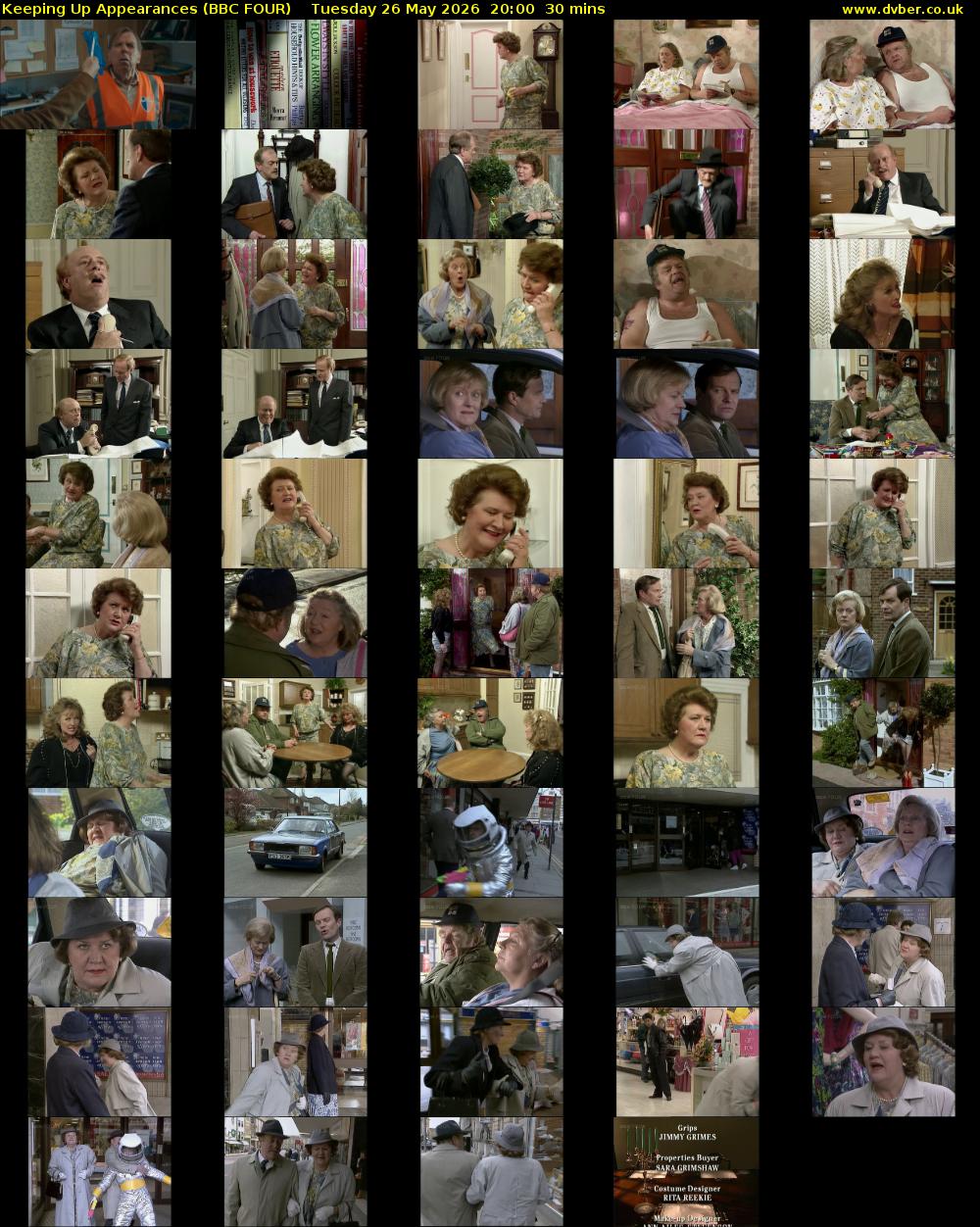 Keeping Up Appearances (BBC FOUR) Tuesday 26 May 2026 20:00 - 20:30