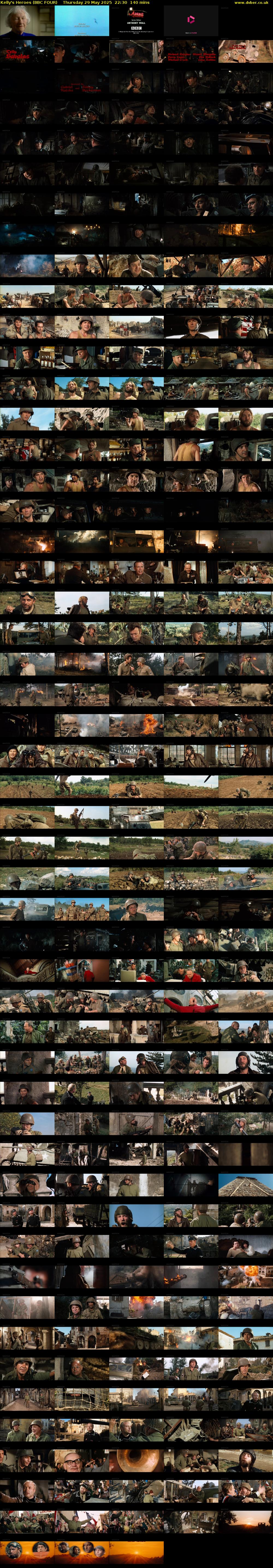 Kelly's Heroes (BBC FOUR) Thursday 29 May 2025 22:30 - 00:50