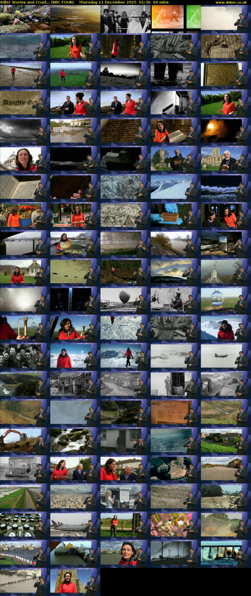Killer Storms and Cruel... (BBC FOUR) Thursday 11 December 2025 01:30 - 02:30