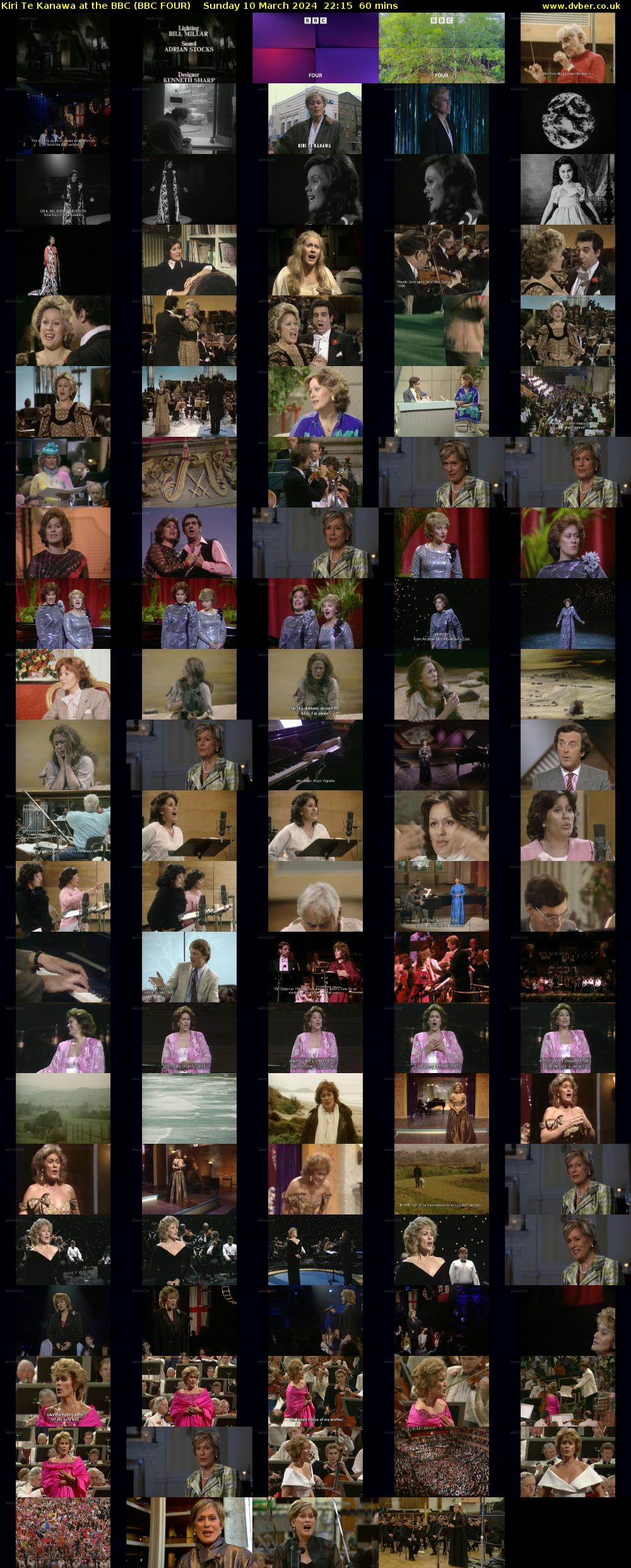 Kiri Te Kanawa at the BBC (BBC FOUR) Sunday 10 March 2024 22:15 - 23:15
