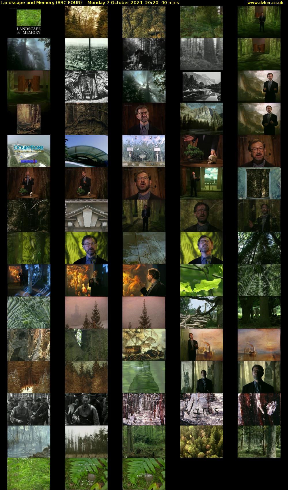 Landscape and Memory (BBC FOUR) Monday 7 October 2024 20:20 - 21:00