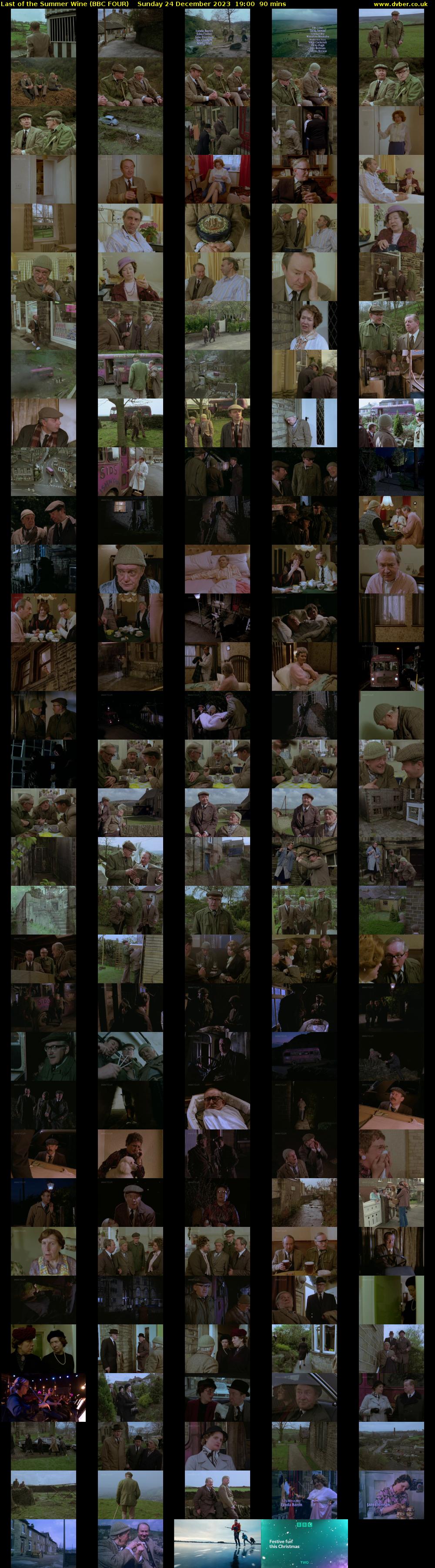 Last of the Summer Wine (BBC FOUR) Sunday 24 December 2023 19:00 - 20:30