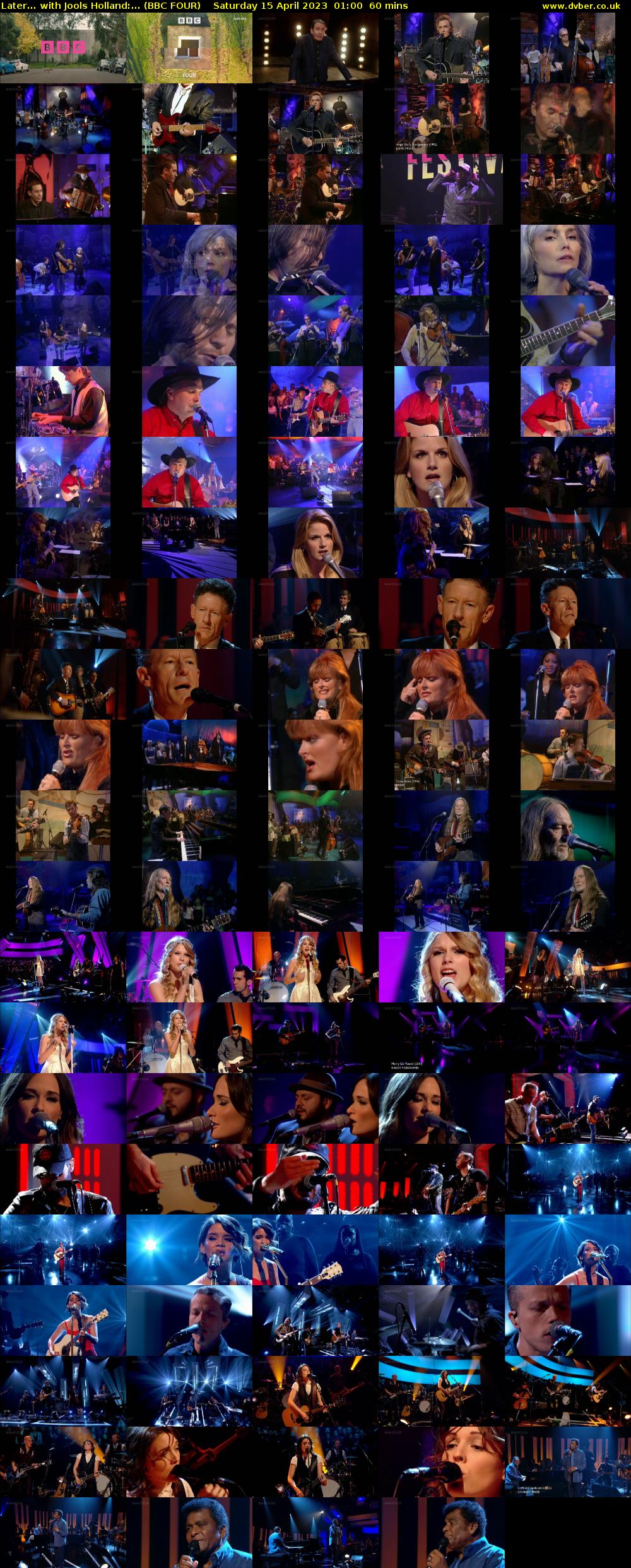 Later... with Jools Holland:... (BBC FOUR) Saturday 15 April 2023 01:00 - 02:00