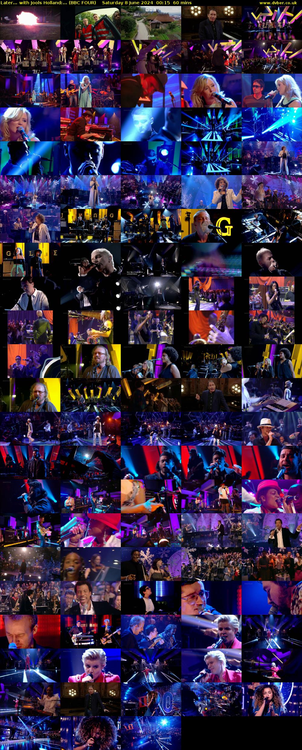 Later... with Jools Holland:... (BBC FOUR) Saturday 8 June 2024 00:15 - 01:15
