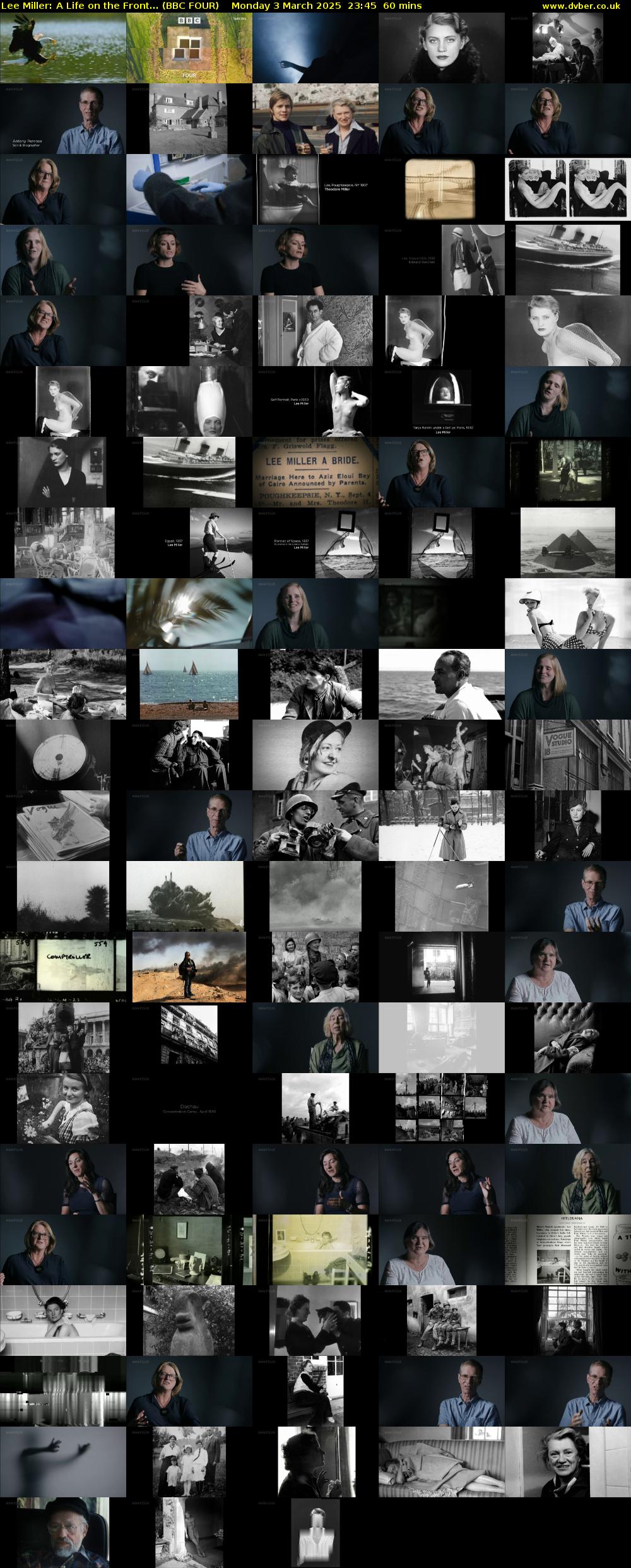 Lee Miller: A Life on the Front... (BBC FOUR) Monday 3 March 2025 23:45 - 00:45