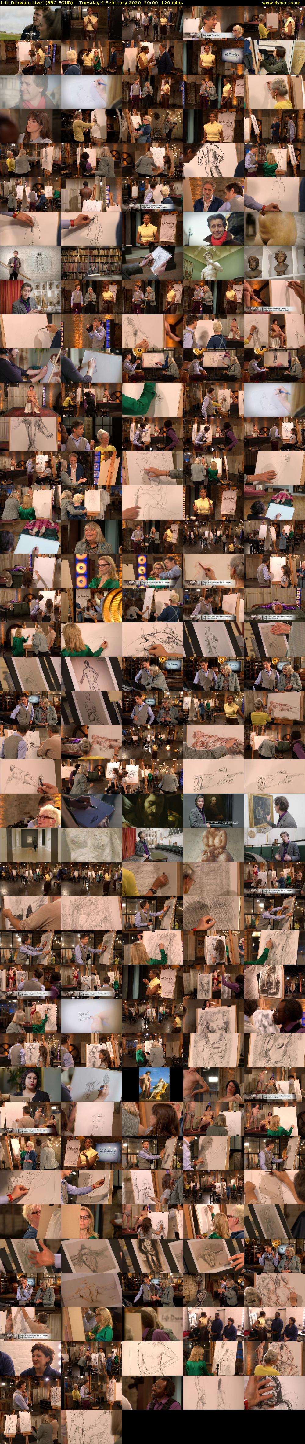 Life Drawing Live! (BBC FOUR) Tuesday 4 February 2020 20:00 - 22:00