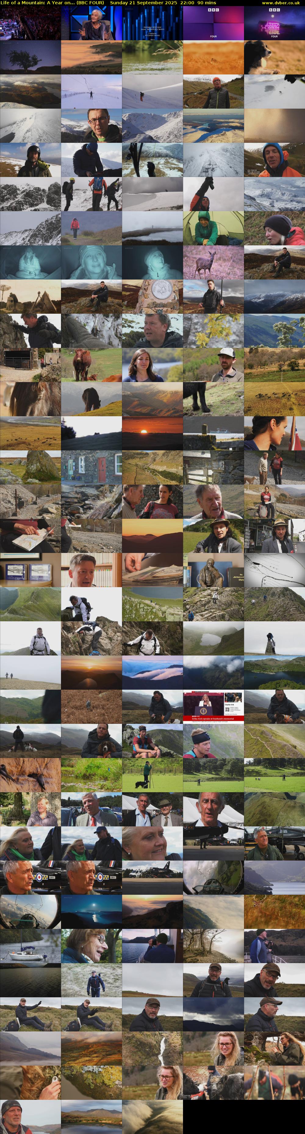 Life of a Mountain: A Year on... (BBC FOUR) Sunday 21 September 2025 22:00 - 23:30