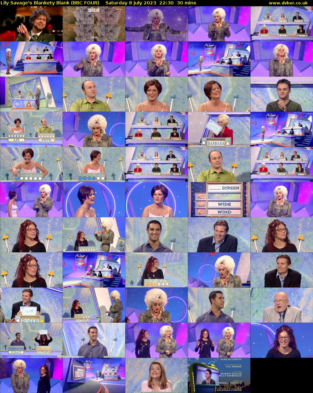 Lily Savage's Blankety Blank (BBC FOUR) Saturday 8 July 2023 22:30 - 23:00