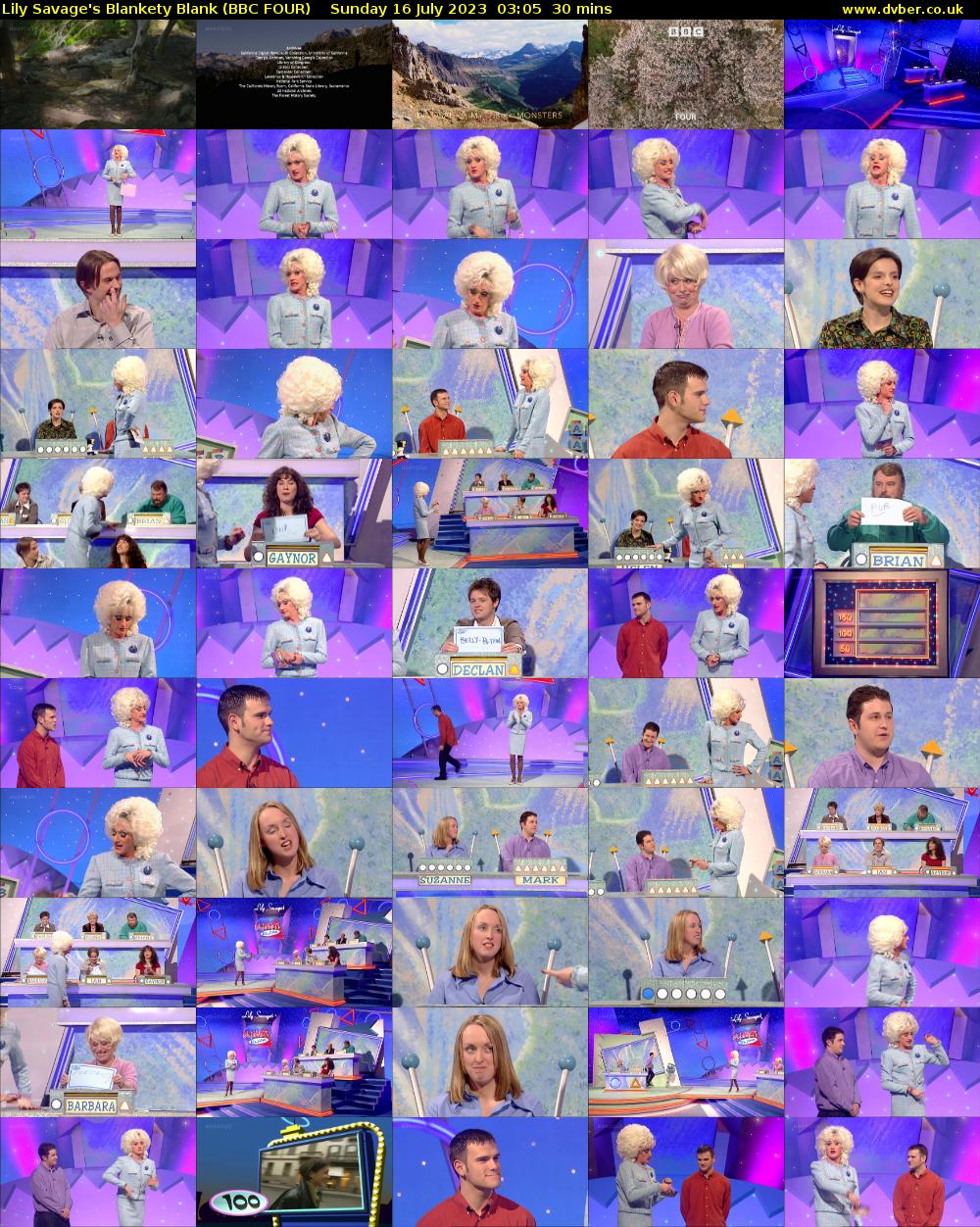 Lily Savage's Blankety Blank (BBC FOUR) Sunday 16 July 2023 03:05 - 03:35