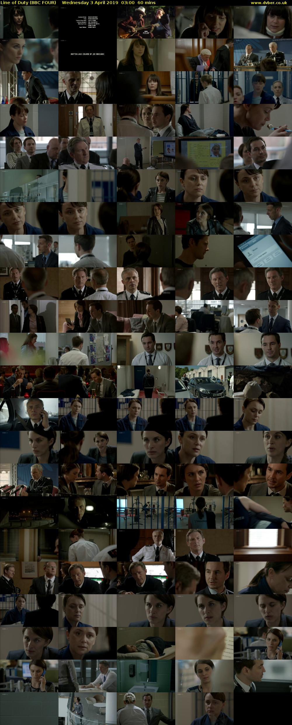 Line of Duty (BBC FOUR) Wednesday 3 April 2019 03:00 - 04:00
