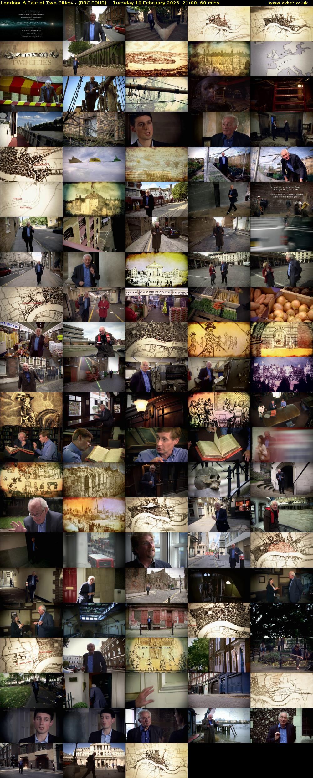 London: A Tale of Two Cities... (BBC FOUR) Tuesday 10 February 2026 21:00 - 22:00