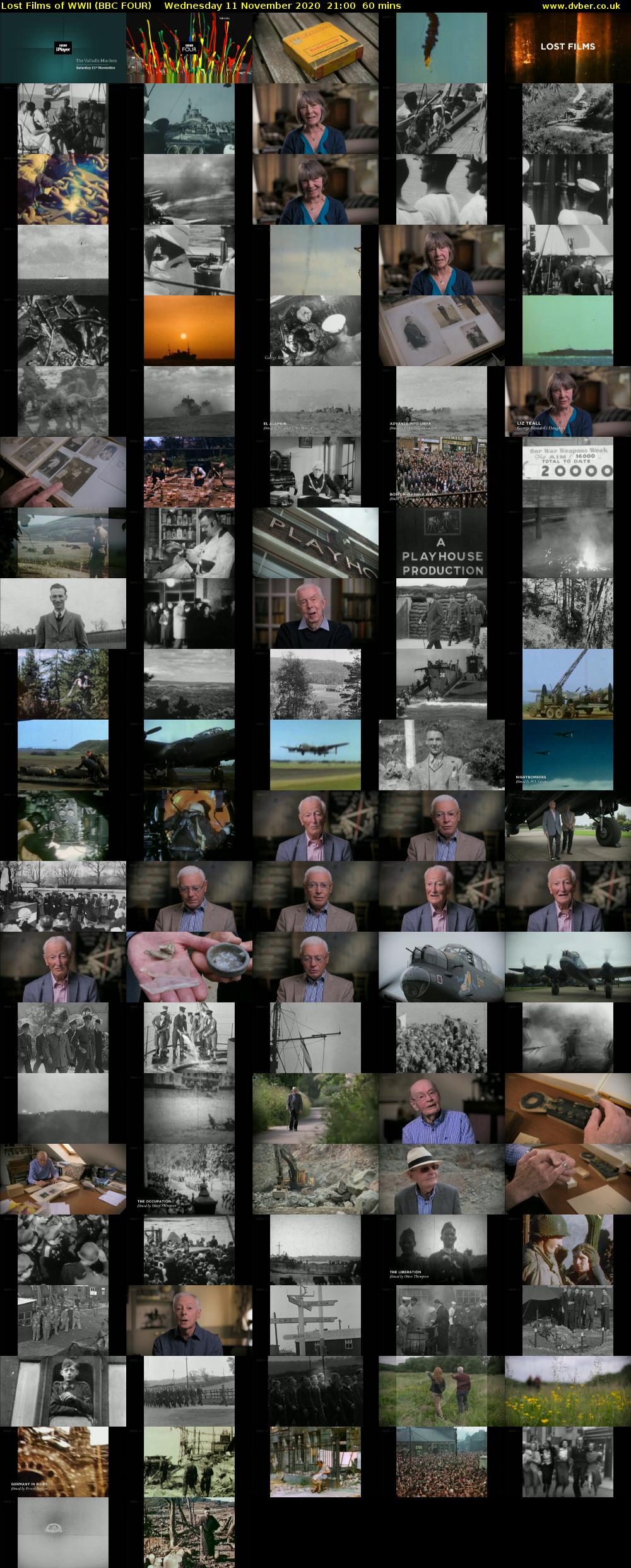 Lost Films of WWII (BBC FOUR) Wednesday 11 November 2020 21:00 - 22:00