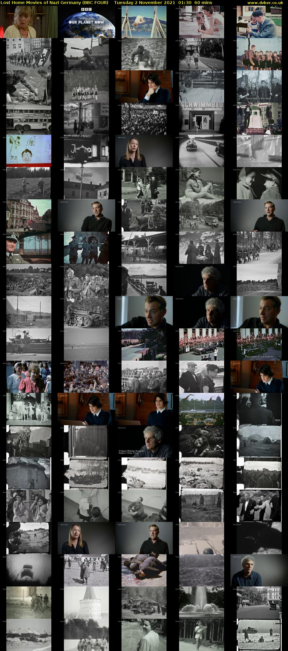 Lost Home Movies of Nazi Germany (BBC FOUR) Tuesday 2 November 2021 01:30 - 02:30