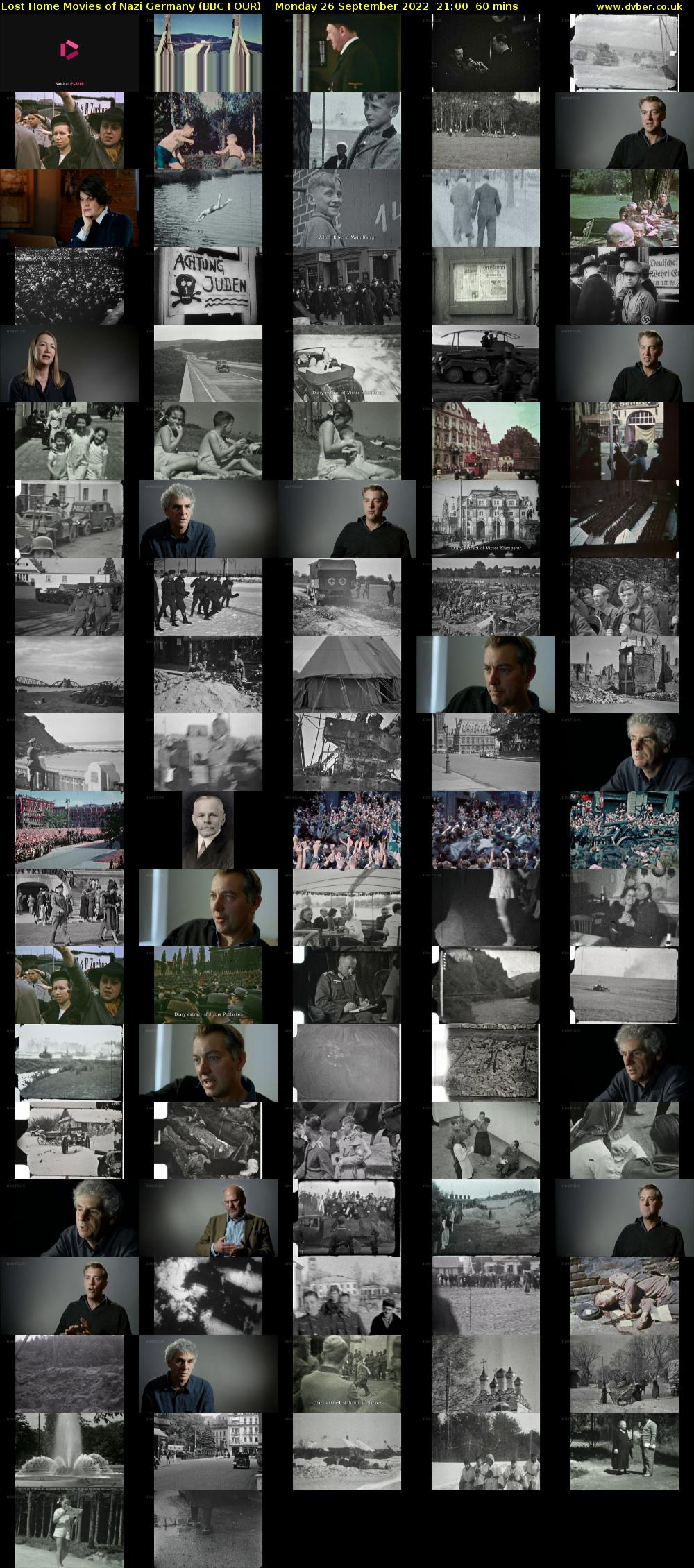 Lost Home Movies of Nazi Germany (BBC FOUR) Monday 26 September 2022 21:00 - 22:00