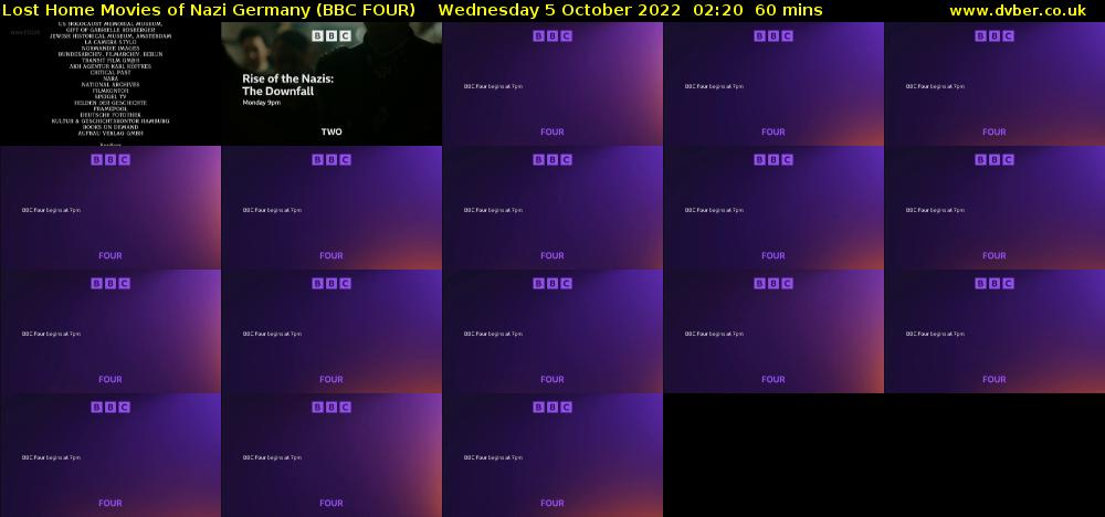 Lost Home Movies of Nazi Germany (BBC FOUR) Wednesday 5 October 2022 02:20 - 03:20