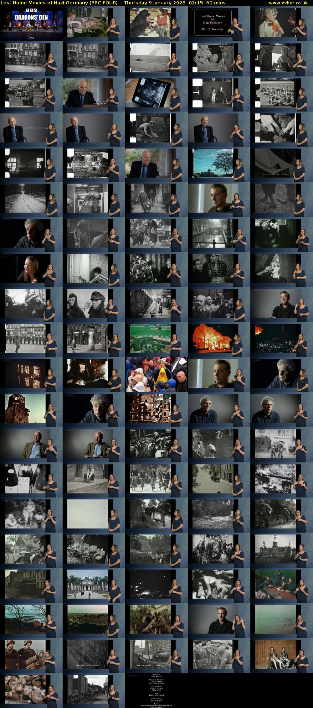 Lost Home Movies of Nazi Germany (BBC FOUR) Thursday 9 January 2025 02:15 - 03:15