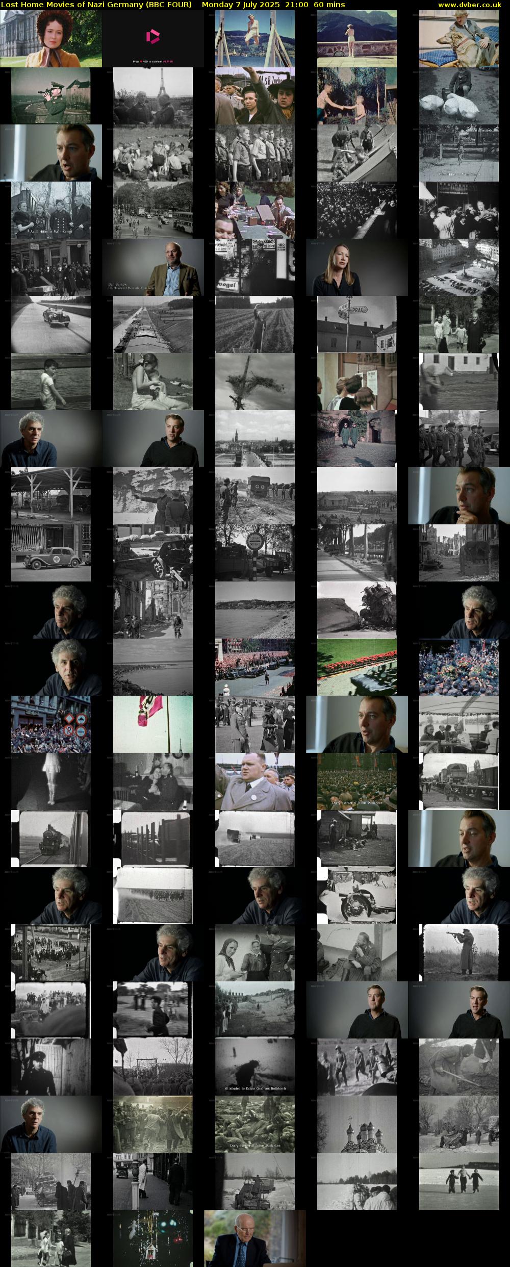 Lost Home Movies of Nazi Germany (BBC FOUR) Monday 7 July 2025 21:00 - 22:00