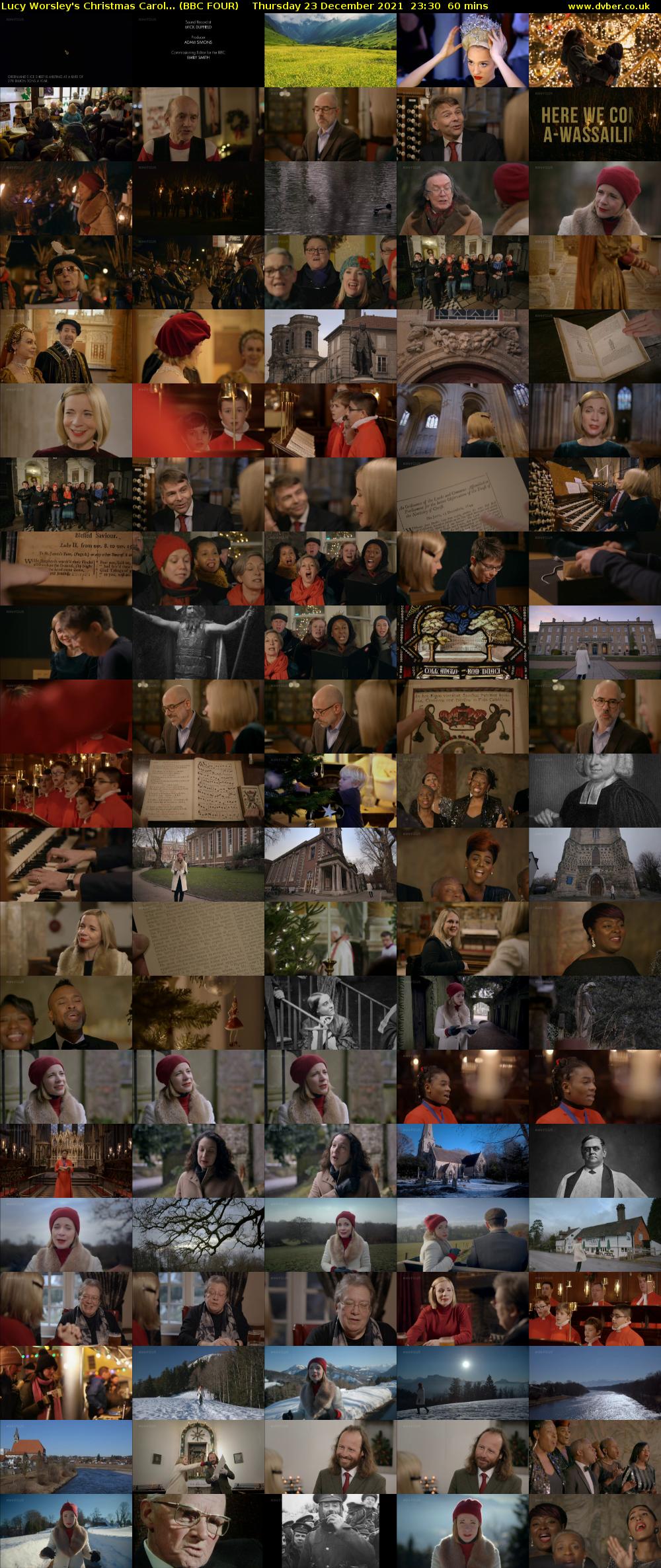 Lucy Worsley's Christmas Carol... (BBC FOUR) Thursday 23 December 2021 23:30 - 00:30