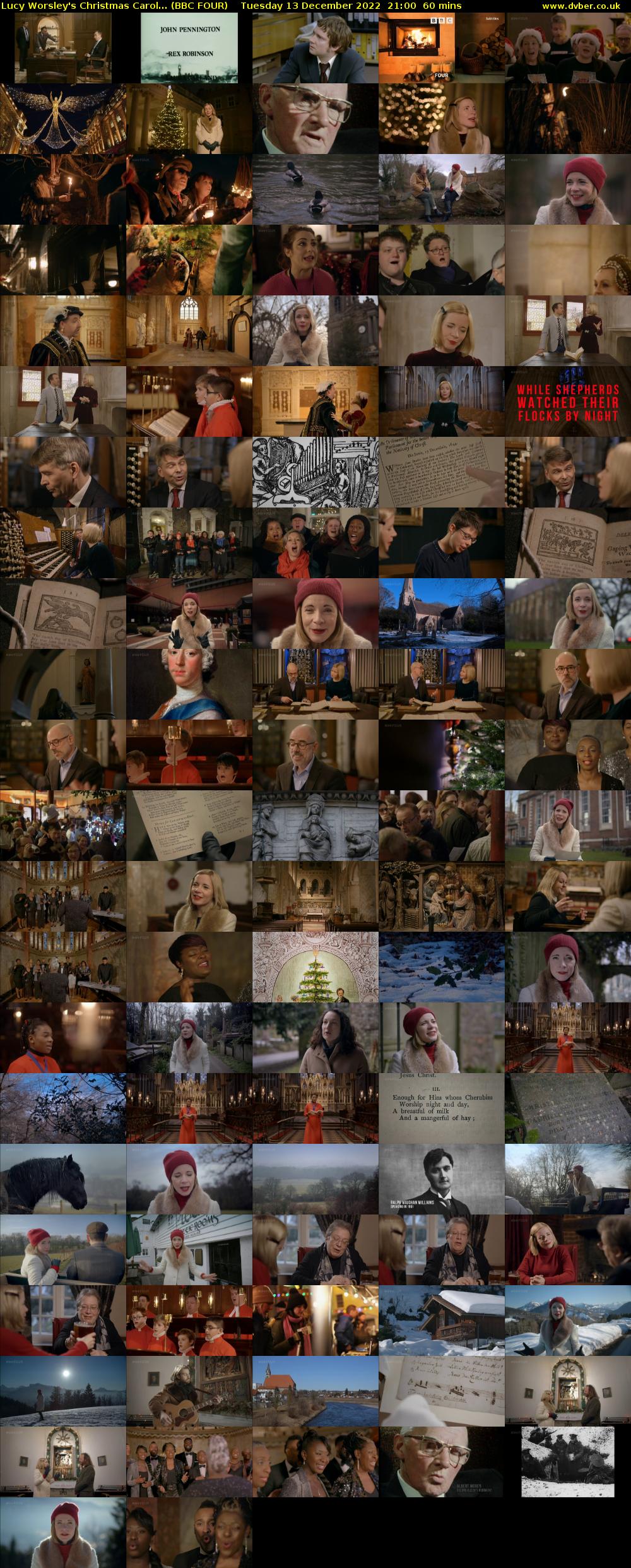 Lucy Worsley's Christmas Carol... (BBC FOUR) Tuesday 13 December 2022 21:00 - 22:00