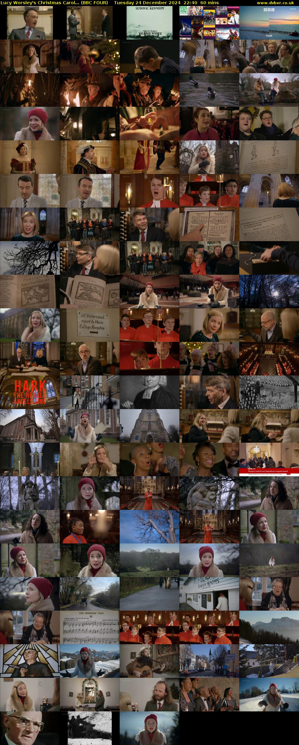 Lucy Worsley's Christmas Carol... (BBC FOUR) Tuesday 24 December 2024 22:40 - 23:40