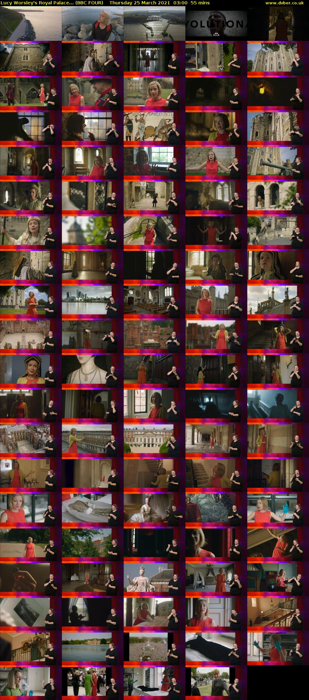 Lucy Worsley's Royal Palace... (BBC FOUR) Thursday 25 March 2021 03:00 - 03:55