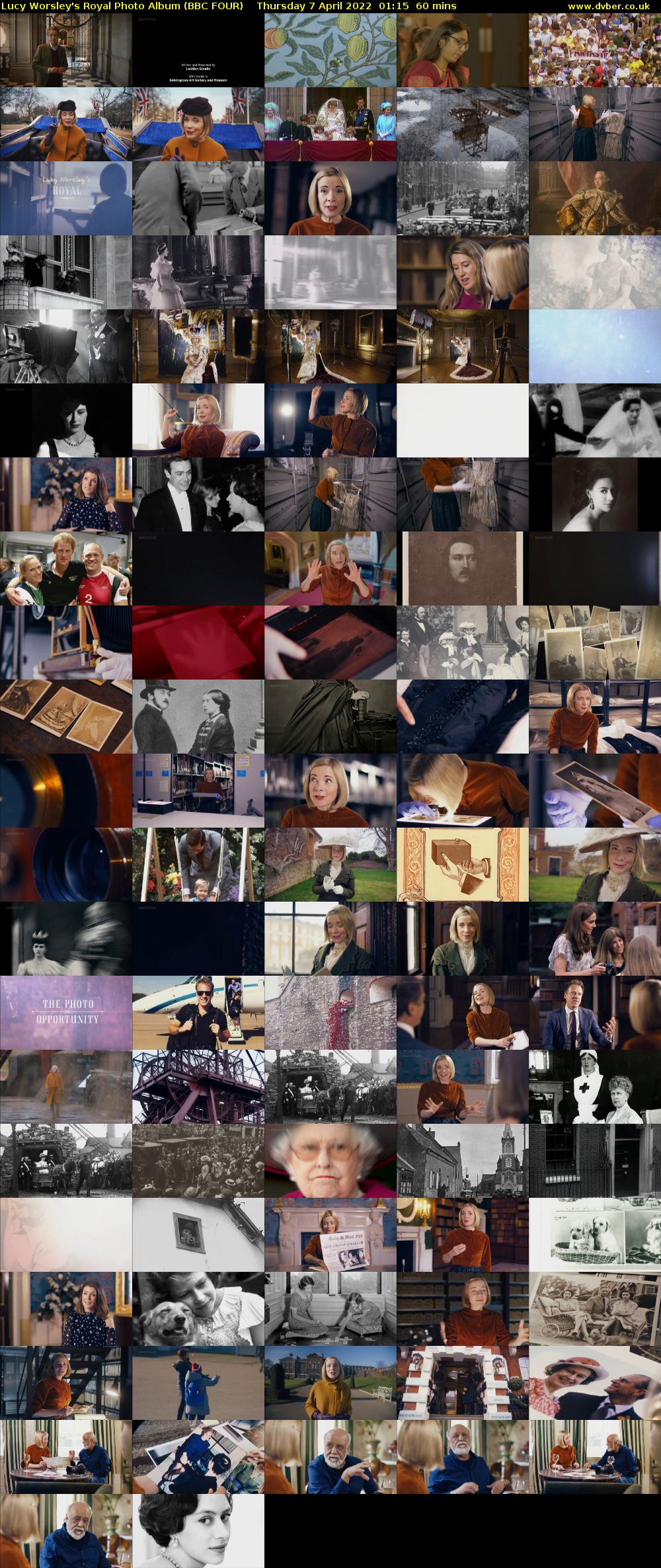 Lucy Worsley's Royal Photo Album (BBC FOUR) Thursday 7 April 2022 01:15 - 02:15