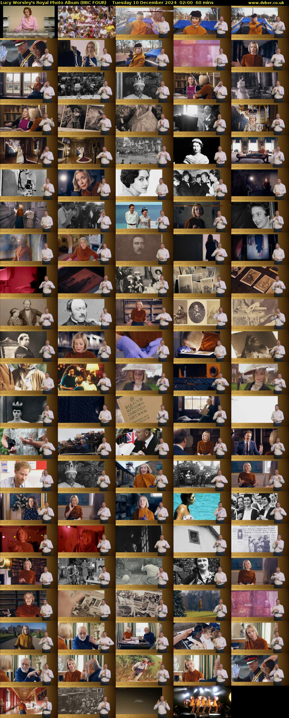 Lucy Worsley's Royal Photo Album (BBC FOUR) Tuesday 10 December 2024 02:00 - 03:00
