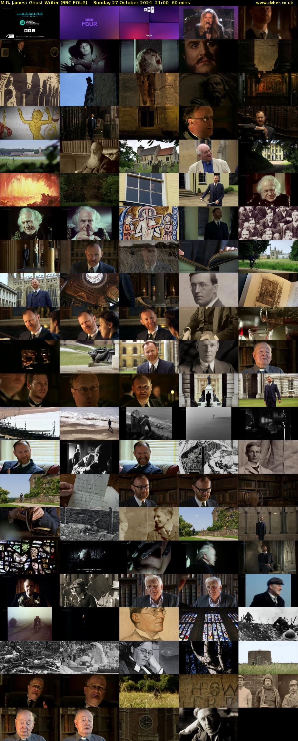 M.R. James: Ghost Writer (BBC FOUR) Sunday 27 October 2024 21:00 - 22:00